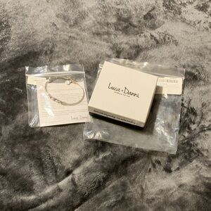 Luca + Danni - Heart Medley Bangle for Woman- Silver Tone. Made in USA